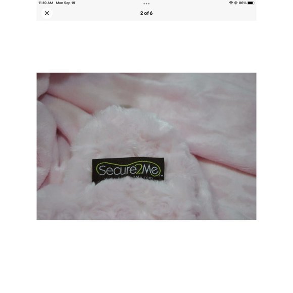 NEW Clip on Baby Blanket Stroller Shade Nursing Pink Bon Bon Rosette Secure2Me - Picture 2 of 7